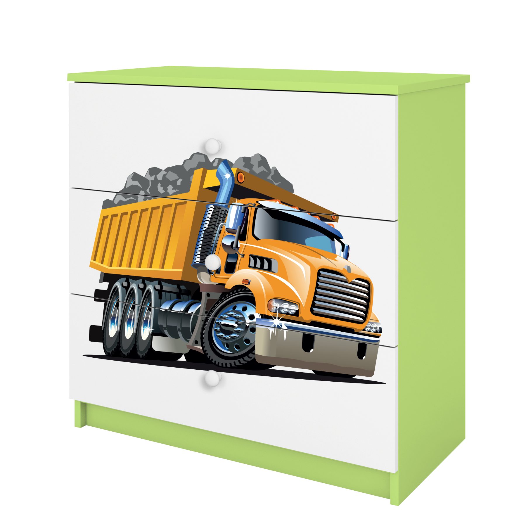 Raumhirsch Furniture Kinderregal Kinderkommode mit Motiv, Spielzeugregal mit Schubladen - Kinderzimmermöbel, stabile Konstruktion, kindgerecht, verschiedene Farben & Designs