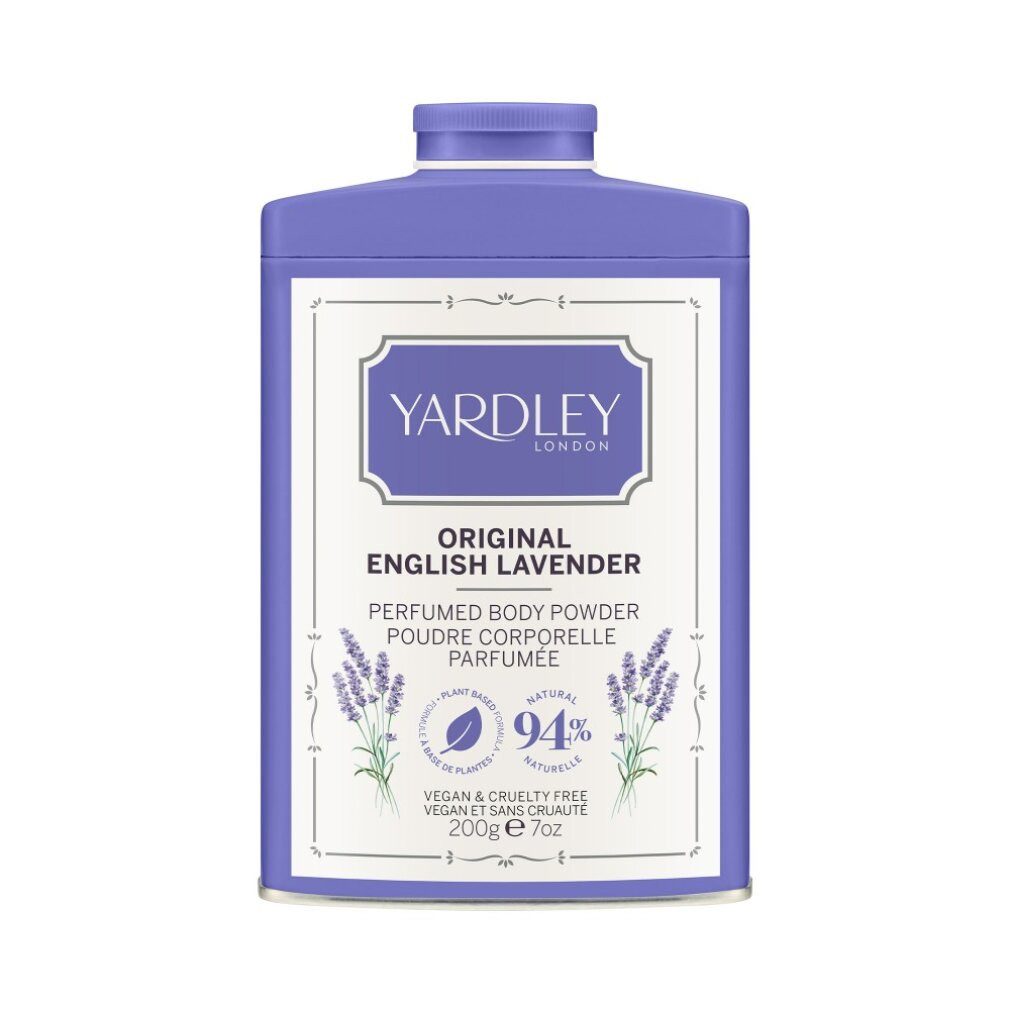 Yardley Körperpflegemittel Yardley, Englischer Lavendel, beruhigendes Körperpuder