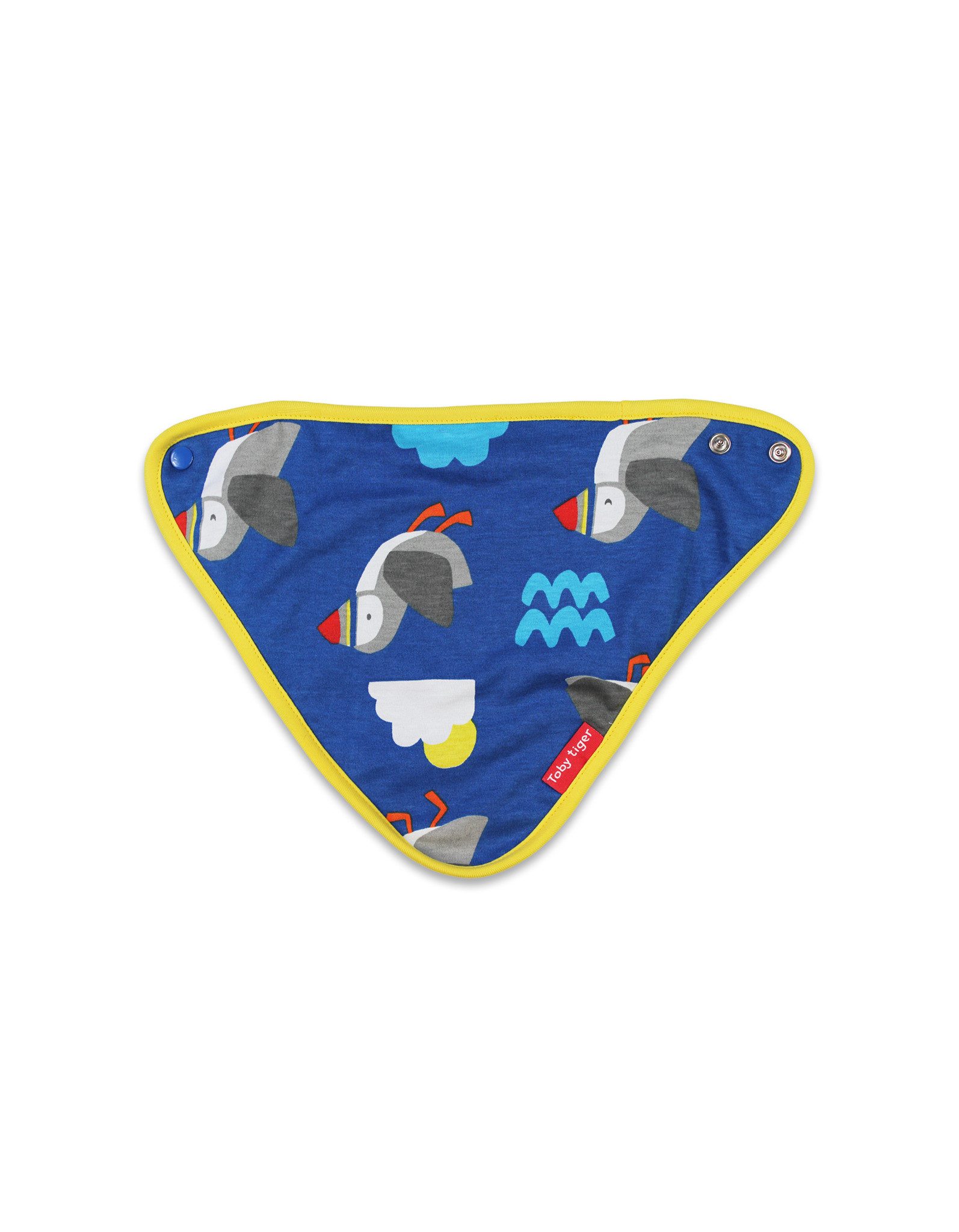 Toby Tiger Dreieckstuch Dreieckstuch mit Papageientaucher Print