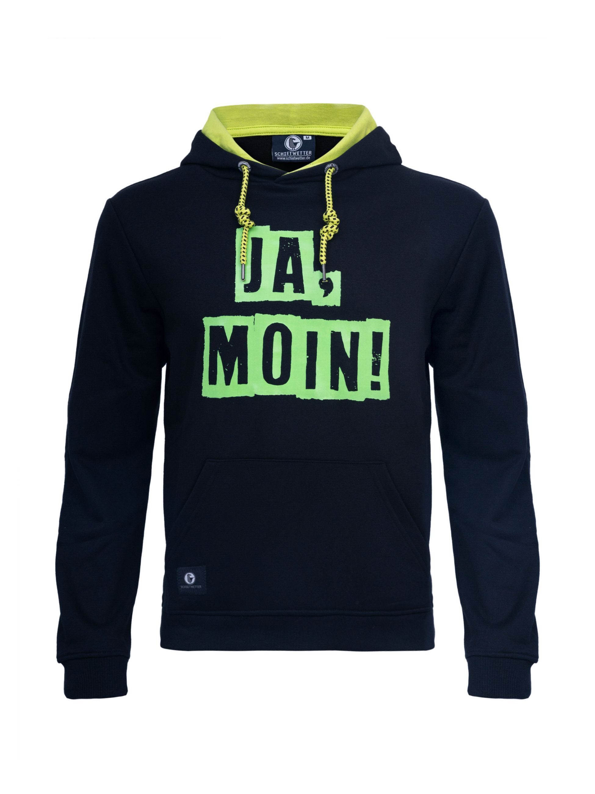 Schietwetter Kapuzenpullover Herren Hoodie "Ja Moin" günstig online kaufen