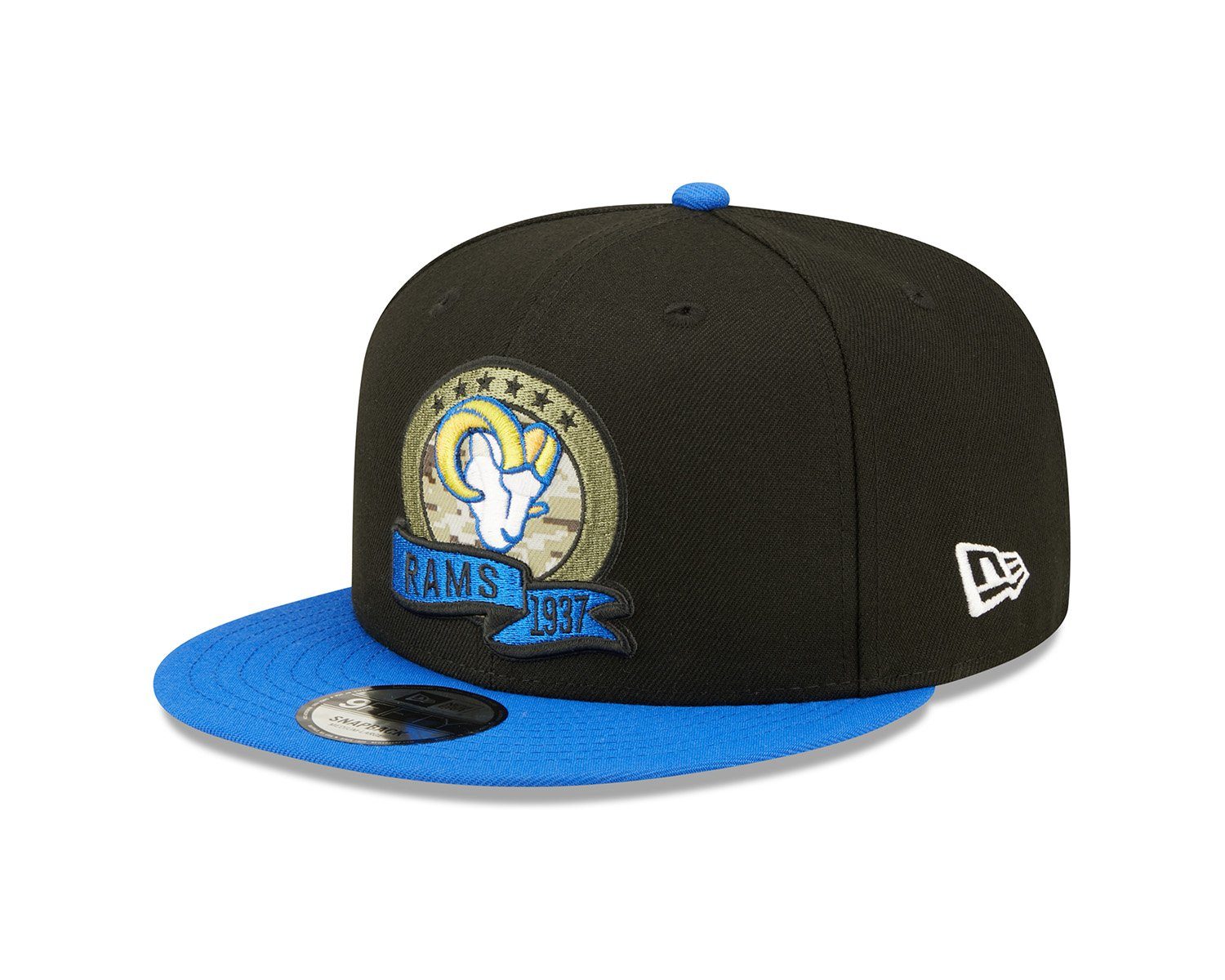 New Era Snapback Cap 9FIFTY NFL22 Salute To Service Los Angeles Rams