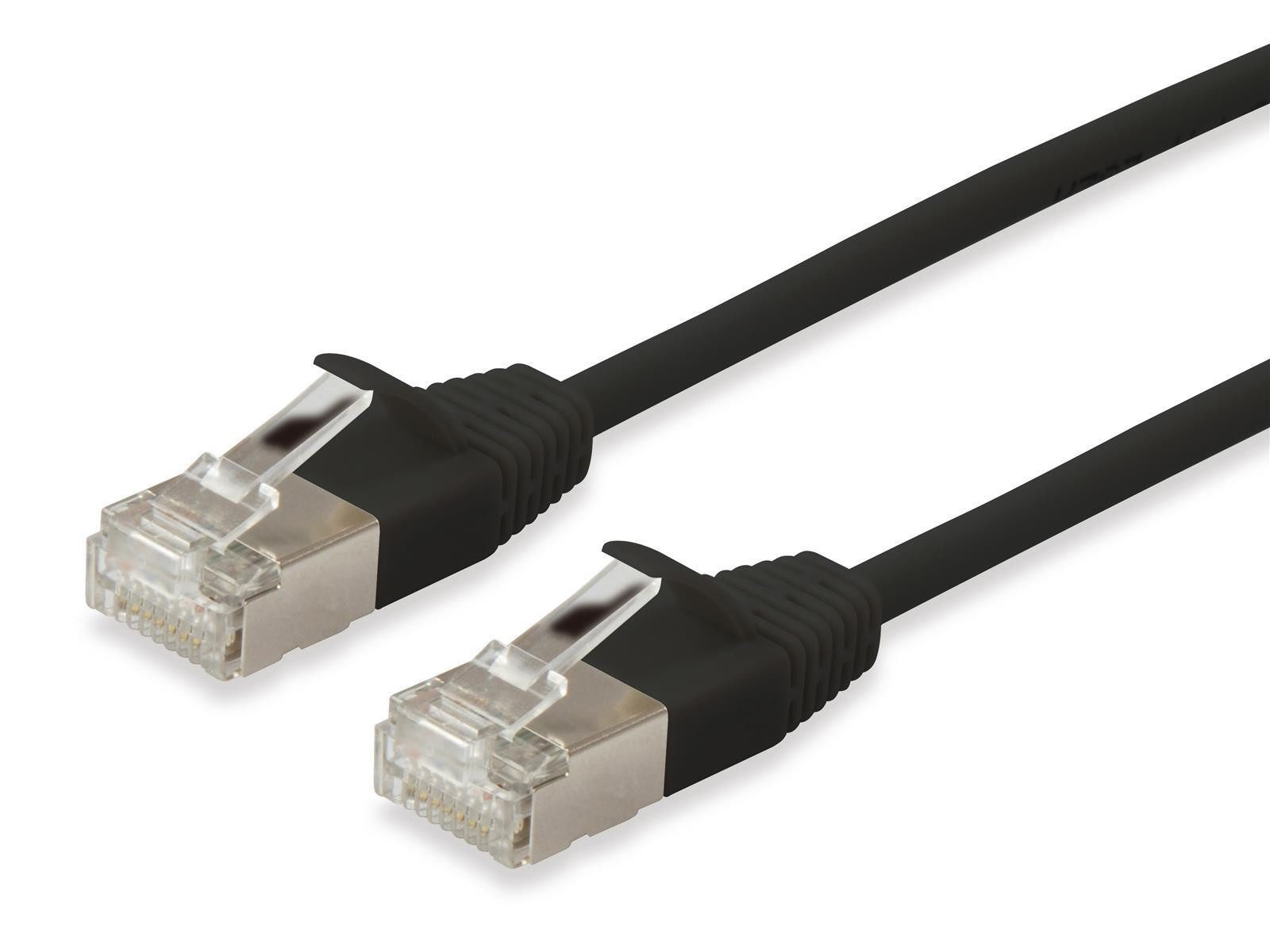 Equip Equip Patchkabel Cat6A F/FTP 2xRJ45 0.50m sw Slim LSZH Netzwerkkabel