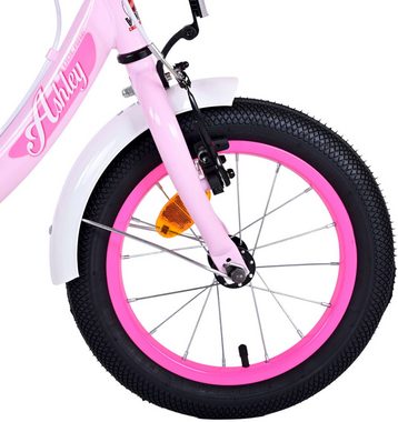 Volare Kinderfahrrad Kinderfahrrad Ashley Fahrrad für Mädchen 14 Zoll Kinderrad in Rosa