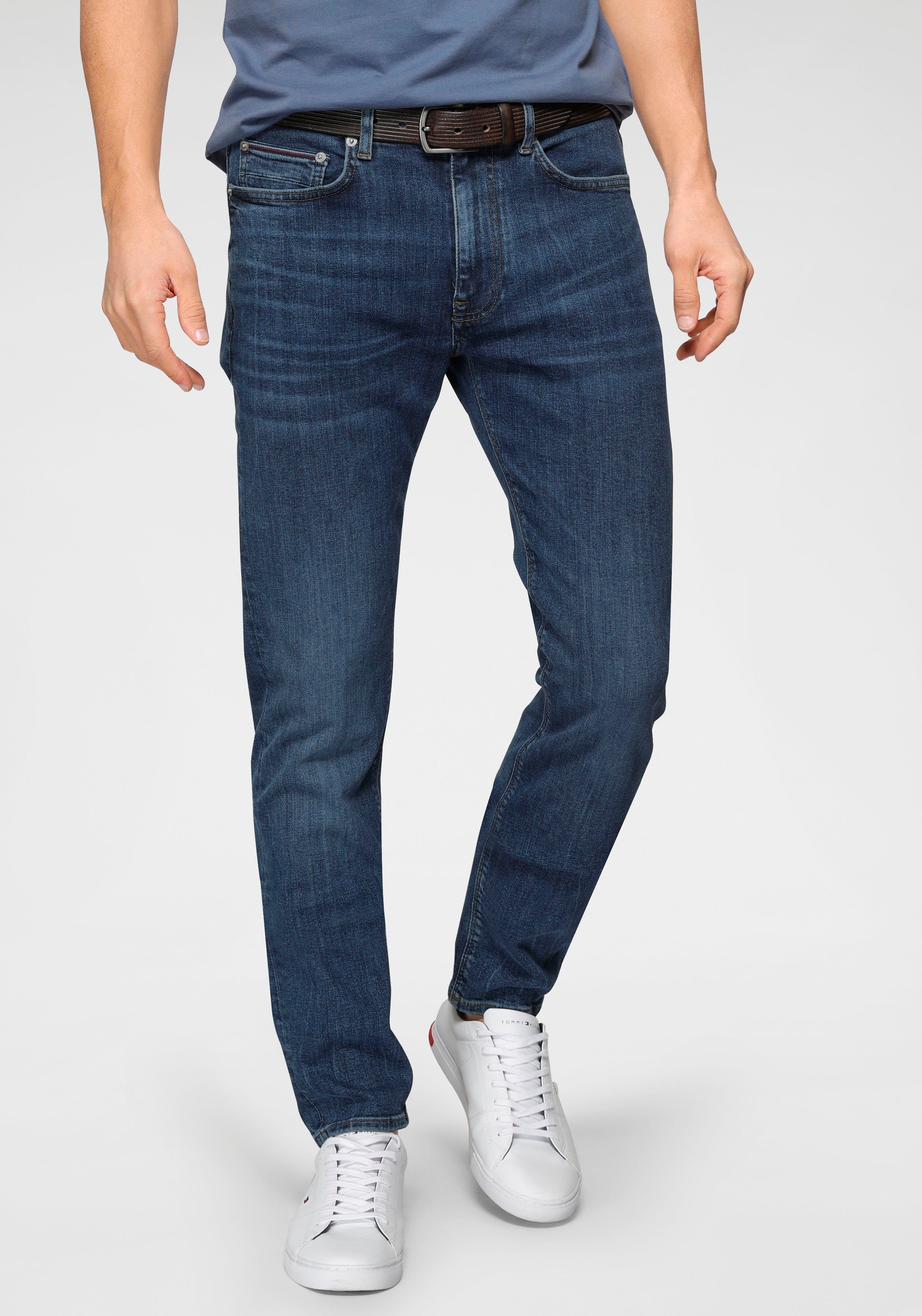 TOMMY HILFIGER Slim-fit-Jeans »Bleecker«, Mit leichter Waschung online  kaufen | OTTO