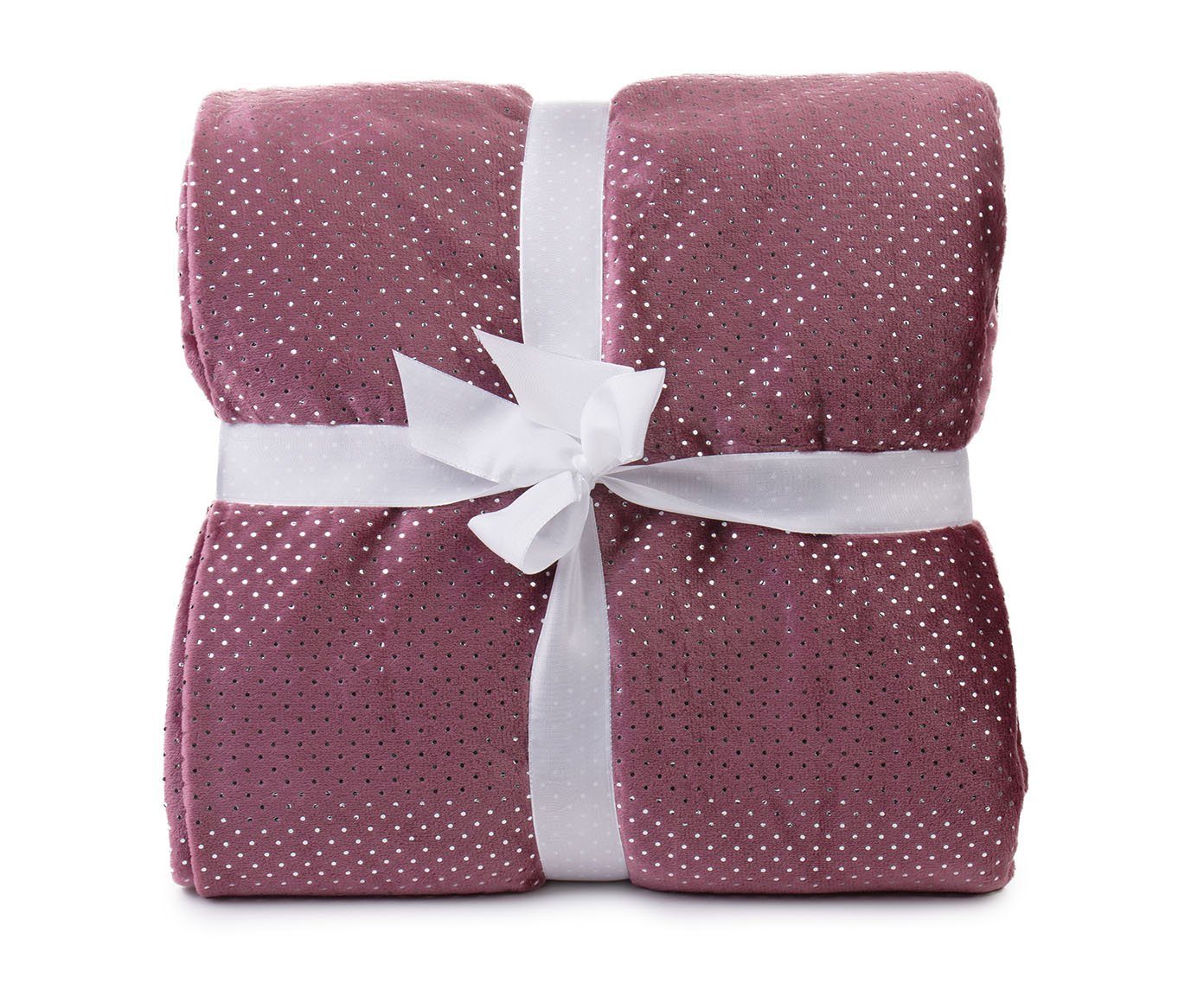Wohndecke Glitzer-Flanell, HSC Home-Style-Creation GmbH, in günstig online kaufen