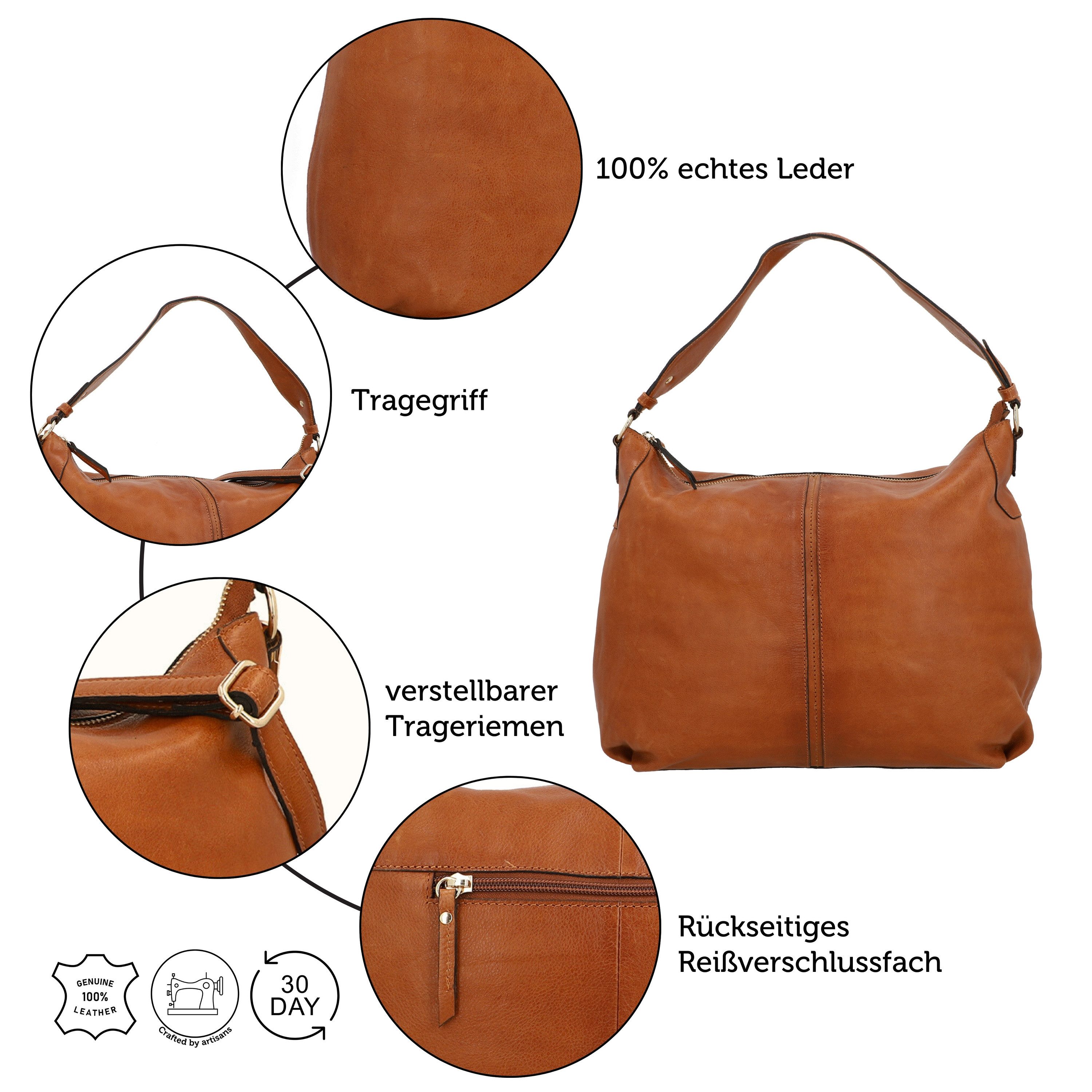 Gusti Leder Handtasche Gusti Leder Handtasche Hannah (1-tlg)