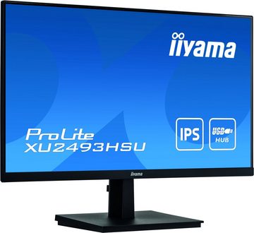 Iiyama 61cm/24" (1920 x 1080) Iiyama ProLite XU2493HSU-B1 4ms 16:9 USB-Hub USB- Gaming-Monitor