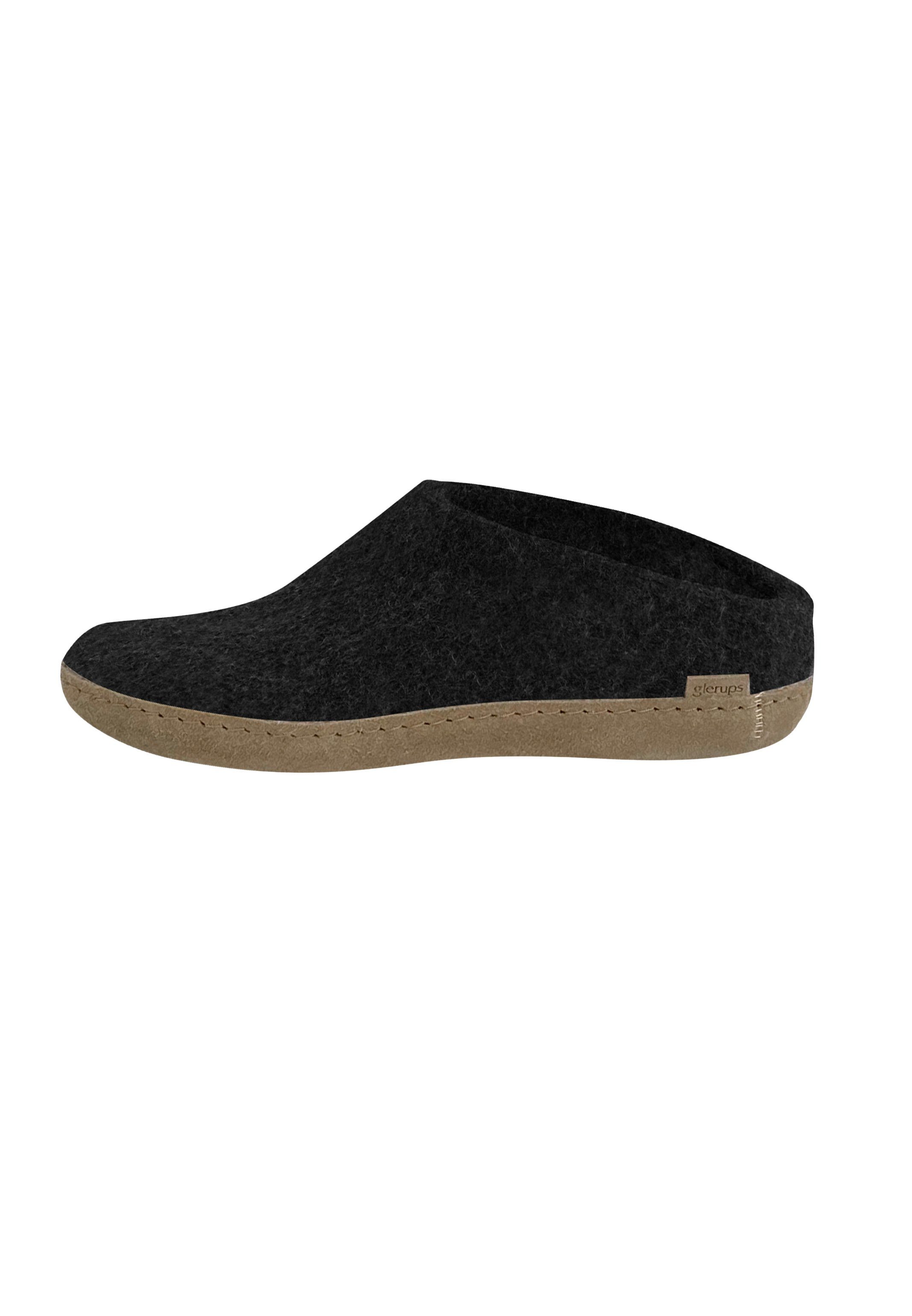 Ledersohle Pantoffel