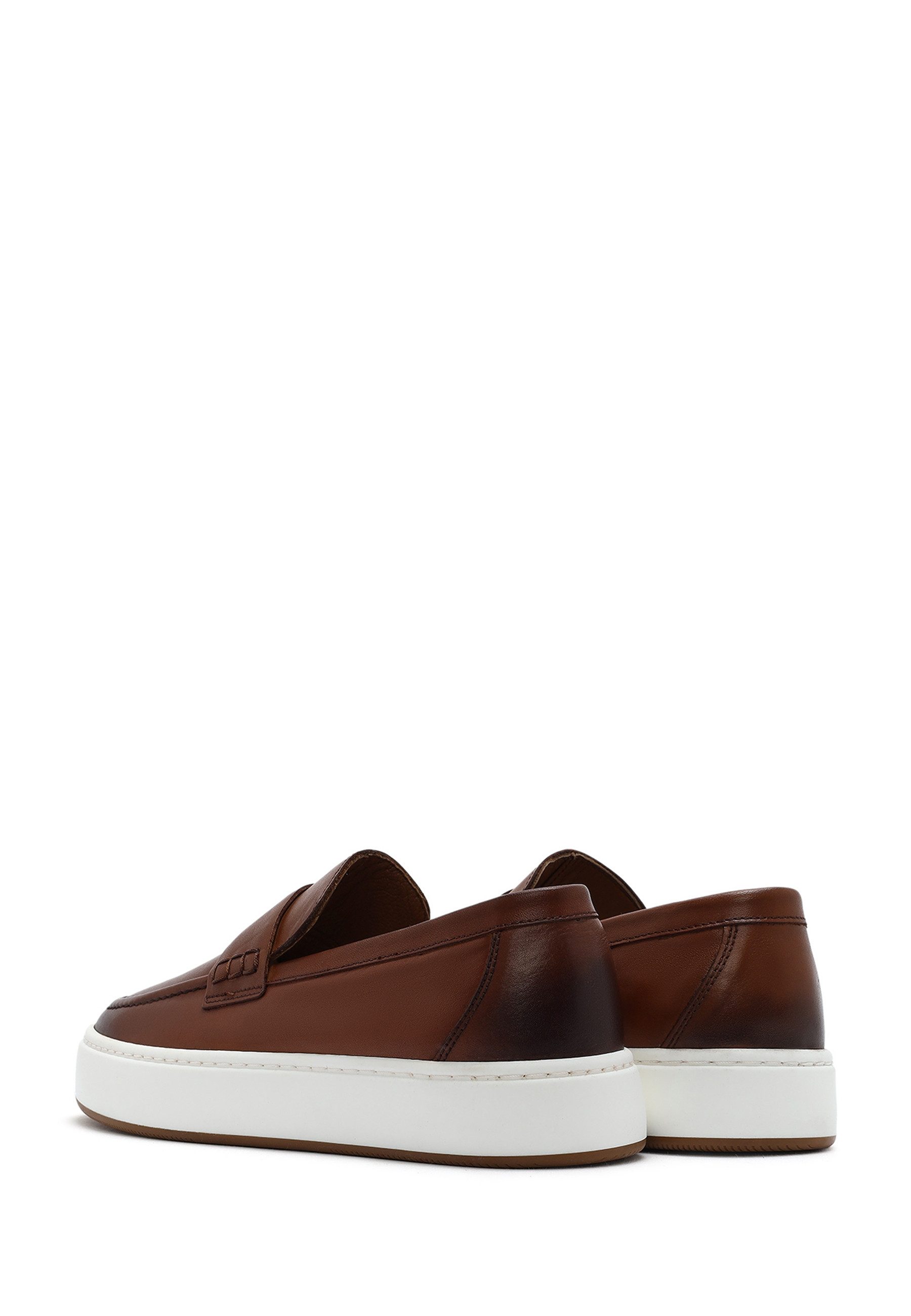 Derimod Lässige Loafer aus Leder Loafer Echtes Leder, Lederfutter, Polyurethan-Sohle, Slip-On-Stil – Bild 5 von 5