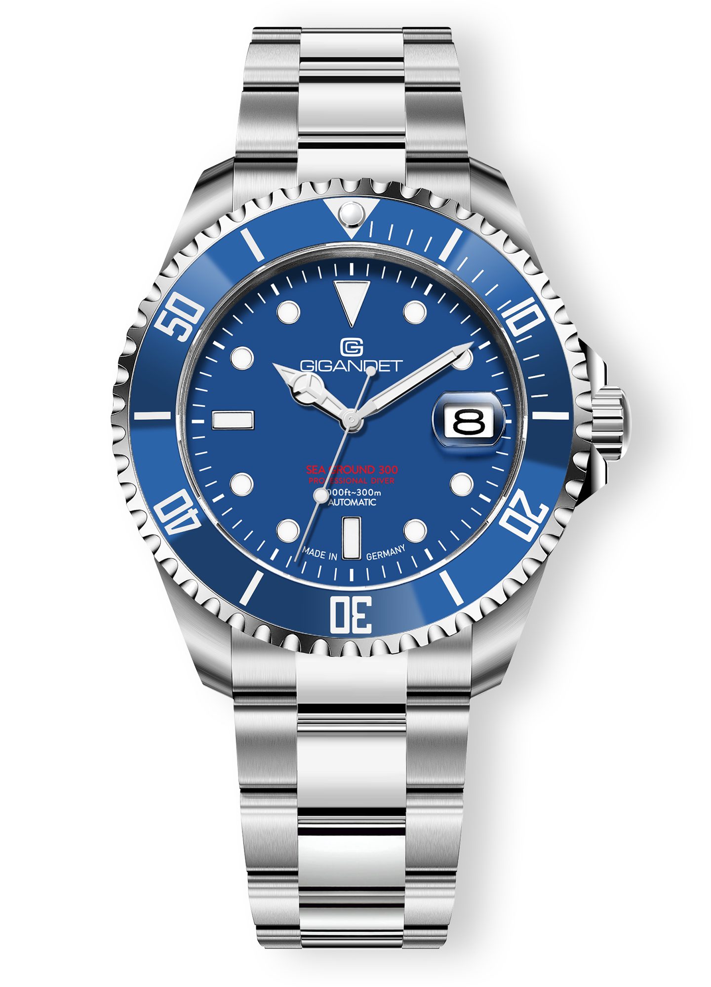 Automatikuhr SEA GROUND 300 DATE G300-015M