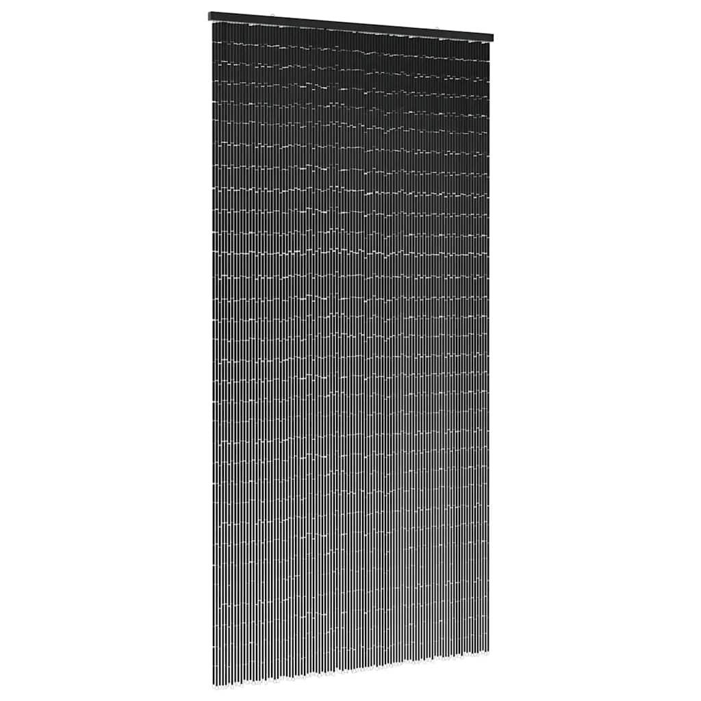 vidaXL Insektenschutz-Vorhang Insekten-Türvorhang Dunkelgrau 100x200 cm Bambus