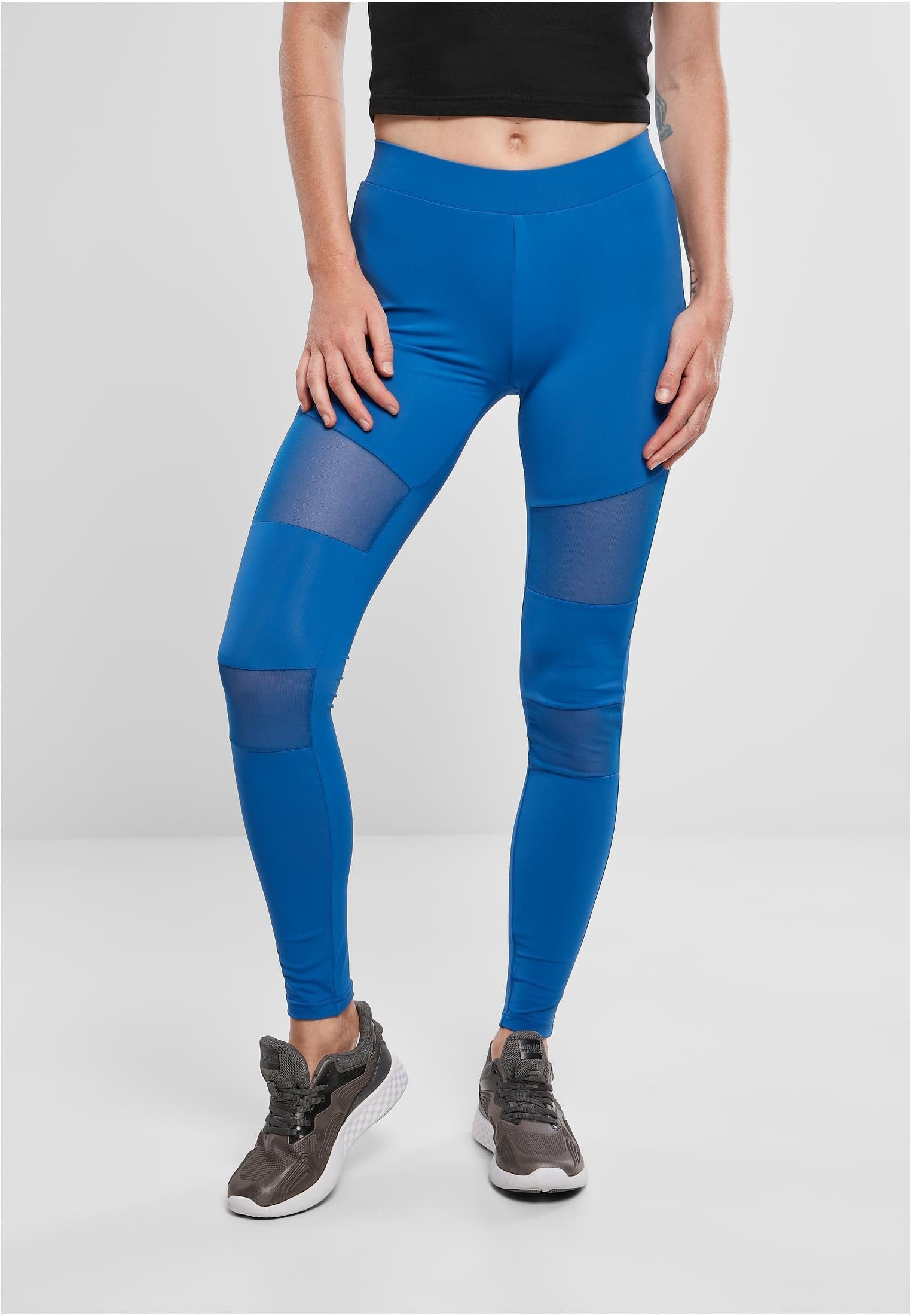 Leggings Damen Tech Mesh Leggings transparente Mesheinsätze