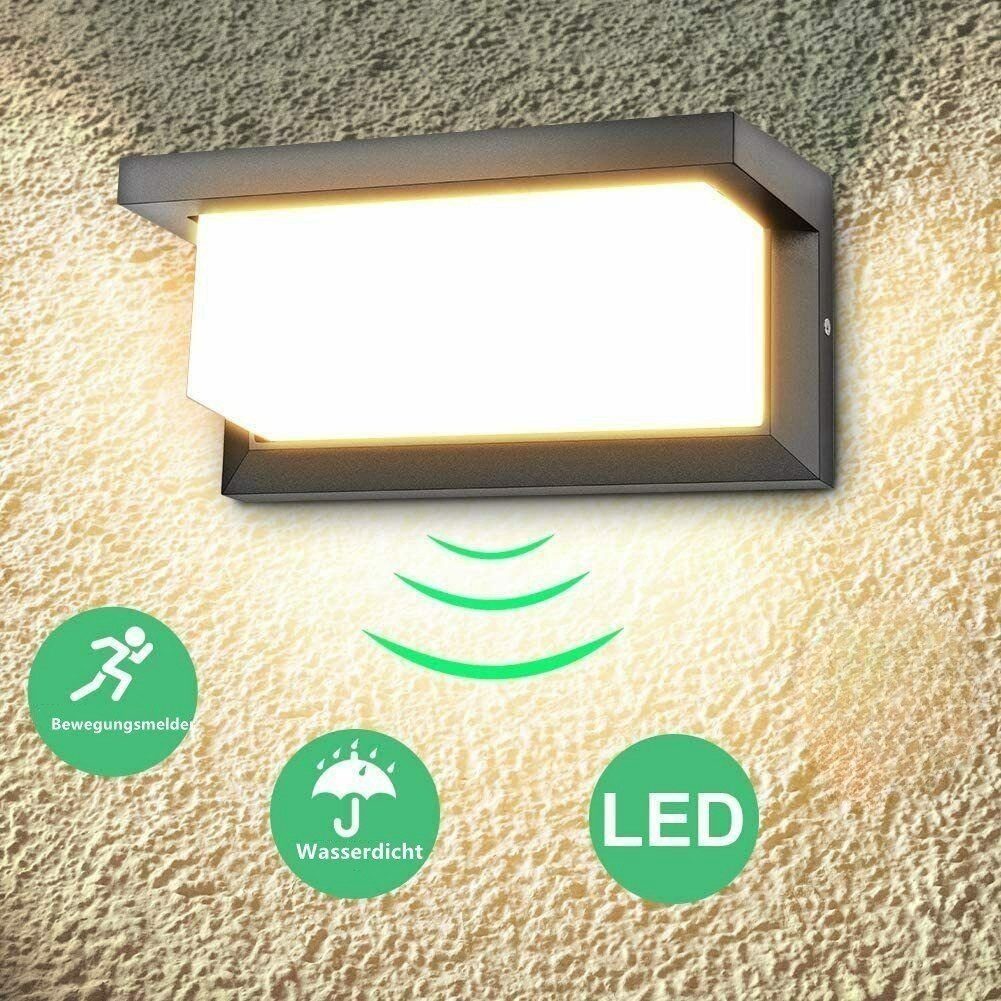 WILGOON Wandleuchte 18W LED Außenleuchte mit günstig online kaufen