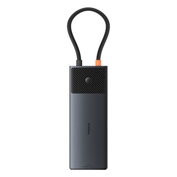 Baseus USB-HUB 11in1 USB-A/USB-C PD/HDMI/DP/RJ45/SD/TF – schwarz USB-Adapter