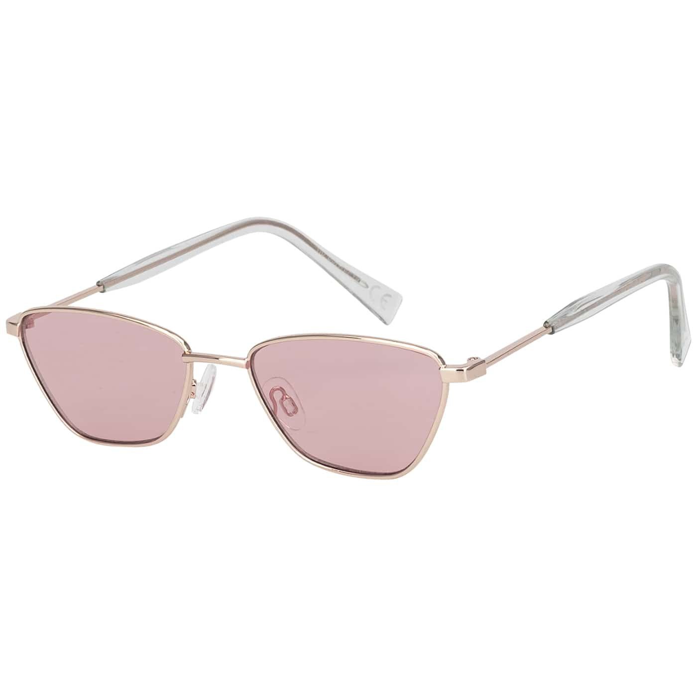 Sonnenbrille Eyewear und lila rosa, (1-St) BEZLIT blau, Damen Moderne orange, grün, mit Designer Linsen grauen Sonnenbrille