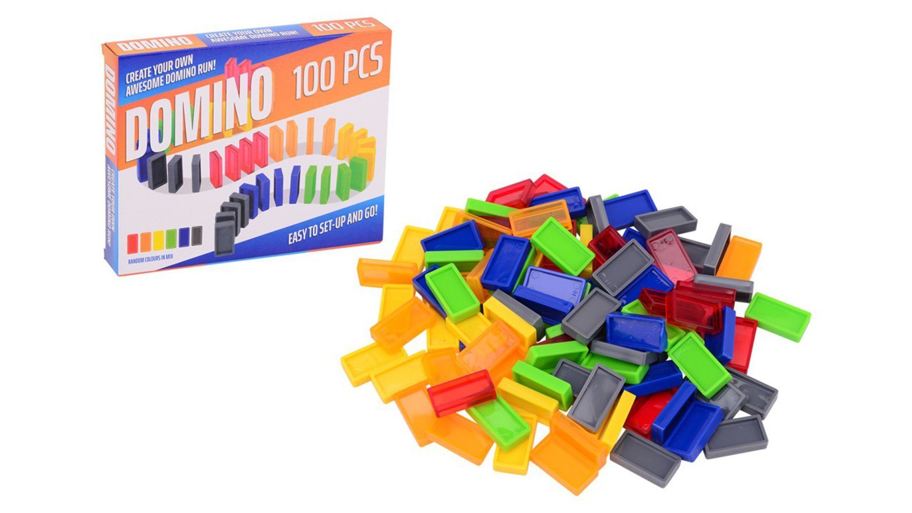 JOHNTOY Spiel Domino-Set 100 Stück [ 735826 ]