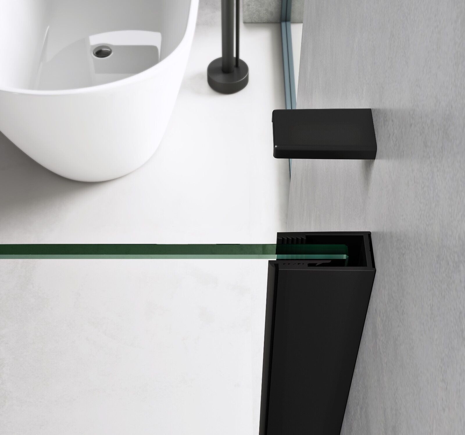 doporro Eckdusche Duschkabine ESG-Sicherheitsglas Nano-Beschichtung H:195cm Rav36-P, BxT: 75x75 cm, Einscheibensicherheitsglas