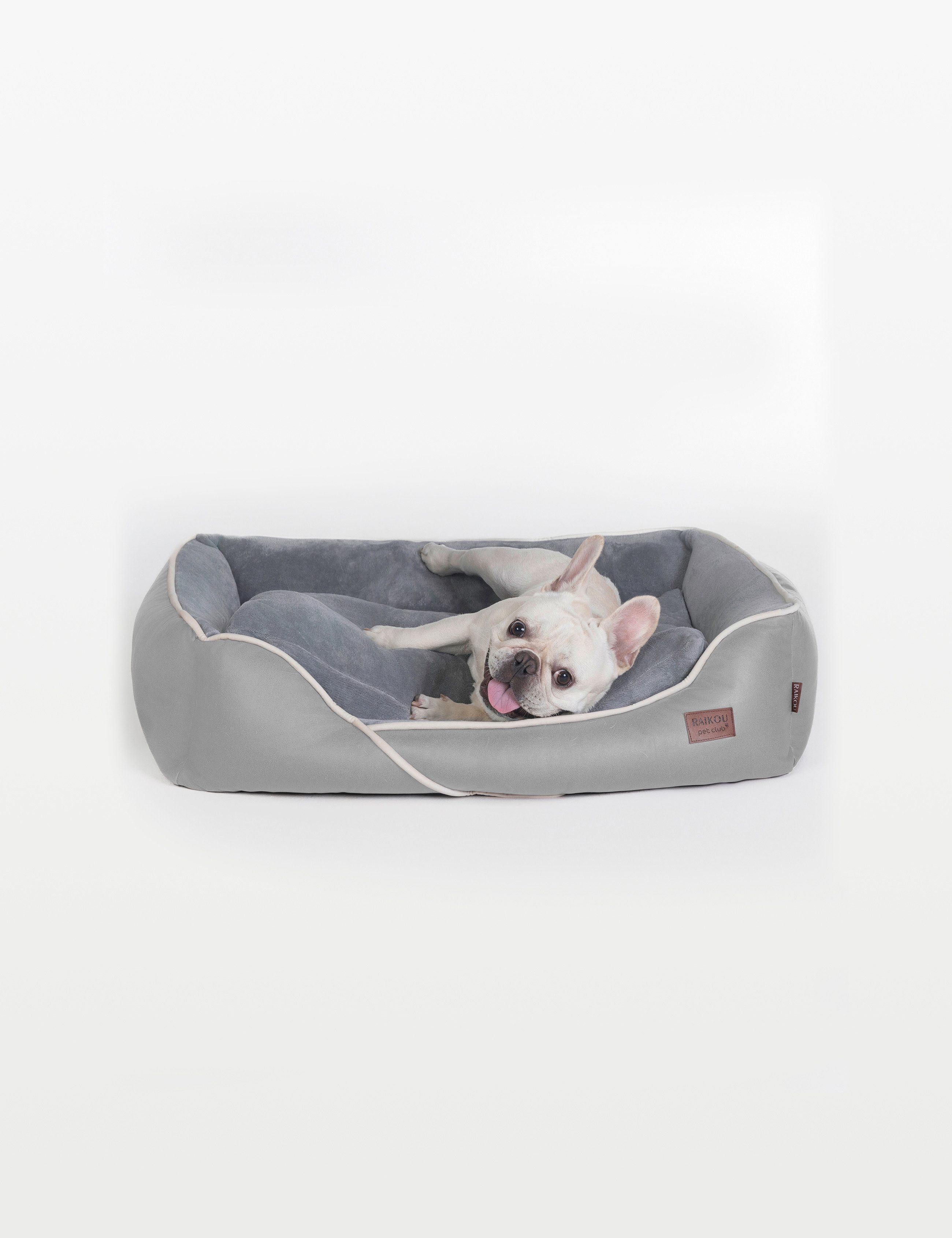 M-Diamant Hundematte Hundebett Ideal für Zuhause Unterwegs Waschbar Rutschfest Hoher Rand, Polyester, Rutschfester