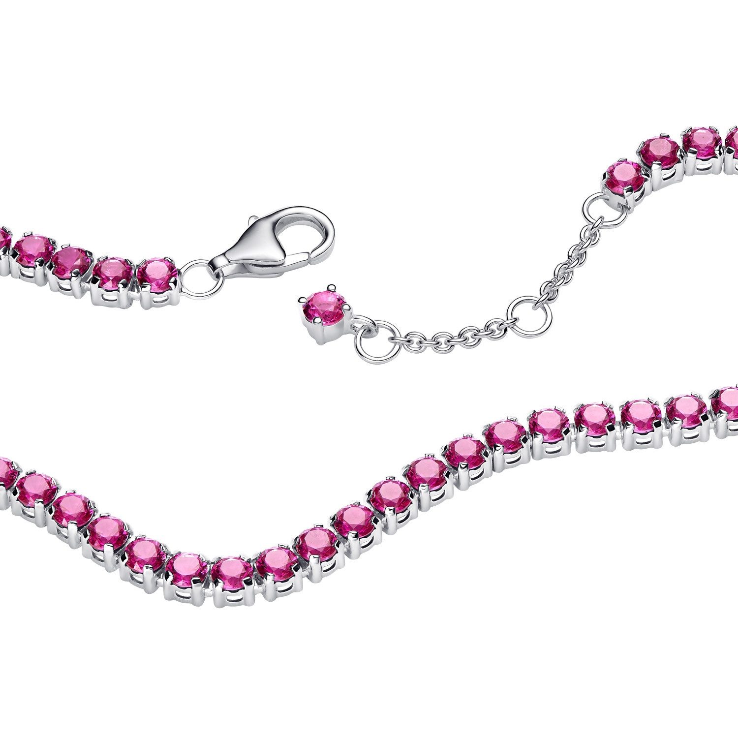 Pandora Tennisarmband Tennisarmband für Pink Silber günstig online kaufen