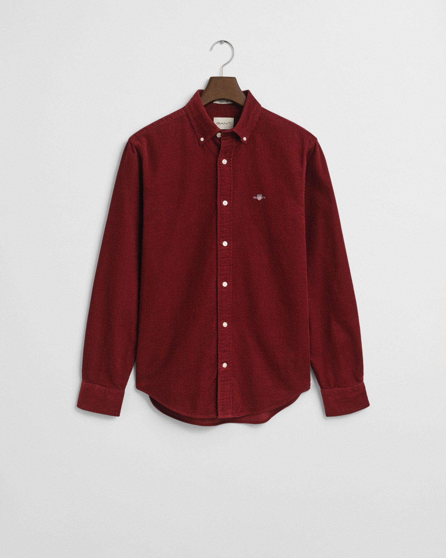 Gant Langarmhemd regular fit, aus Cord, Button-down-Kragen günstig online kaufen