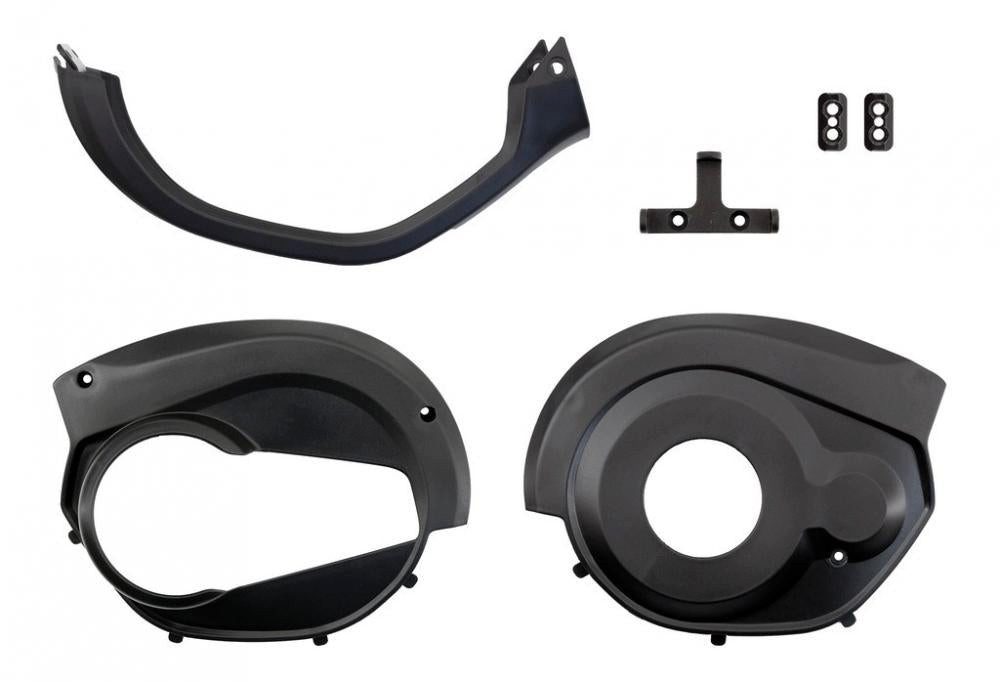Haibike S-Pedelec Haibike GEN3 Alloy Motorabdeckungs Set li/re/mi, Montageplatte, Befest