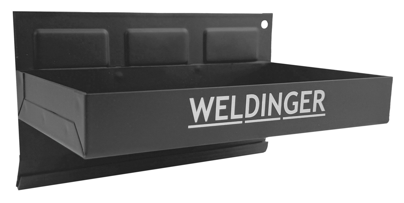 WELDINGER Magnet-Werkzeugleiste Magnetablage 210 x115 mm Belastbarkeit max. 2,0 kg für Werkstattwagen, 1-tlg., magnetisches Ablagefach