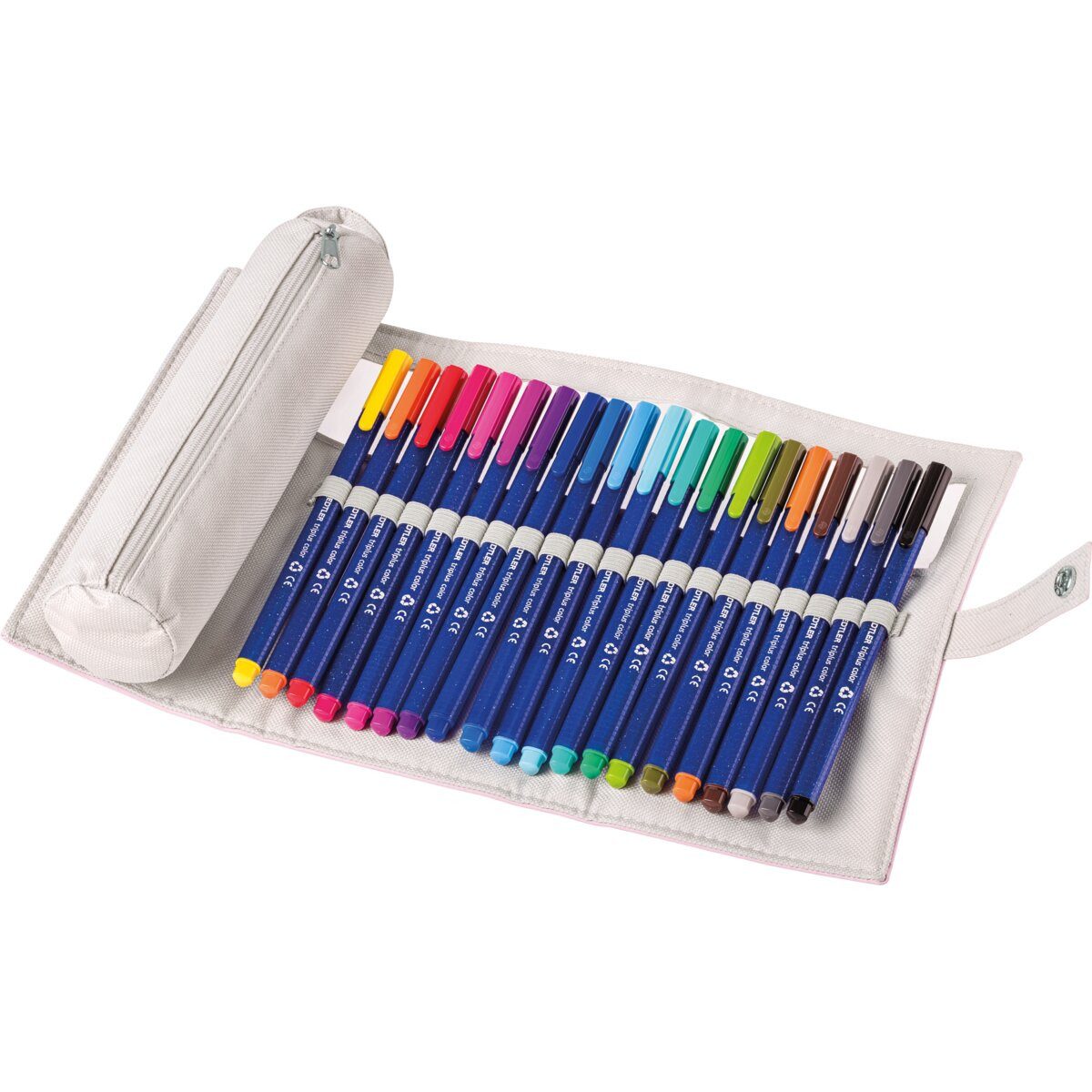 STAEDTLER Federtasche Fasermaler triplus color rPP 20 Stück
