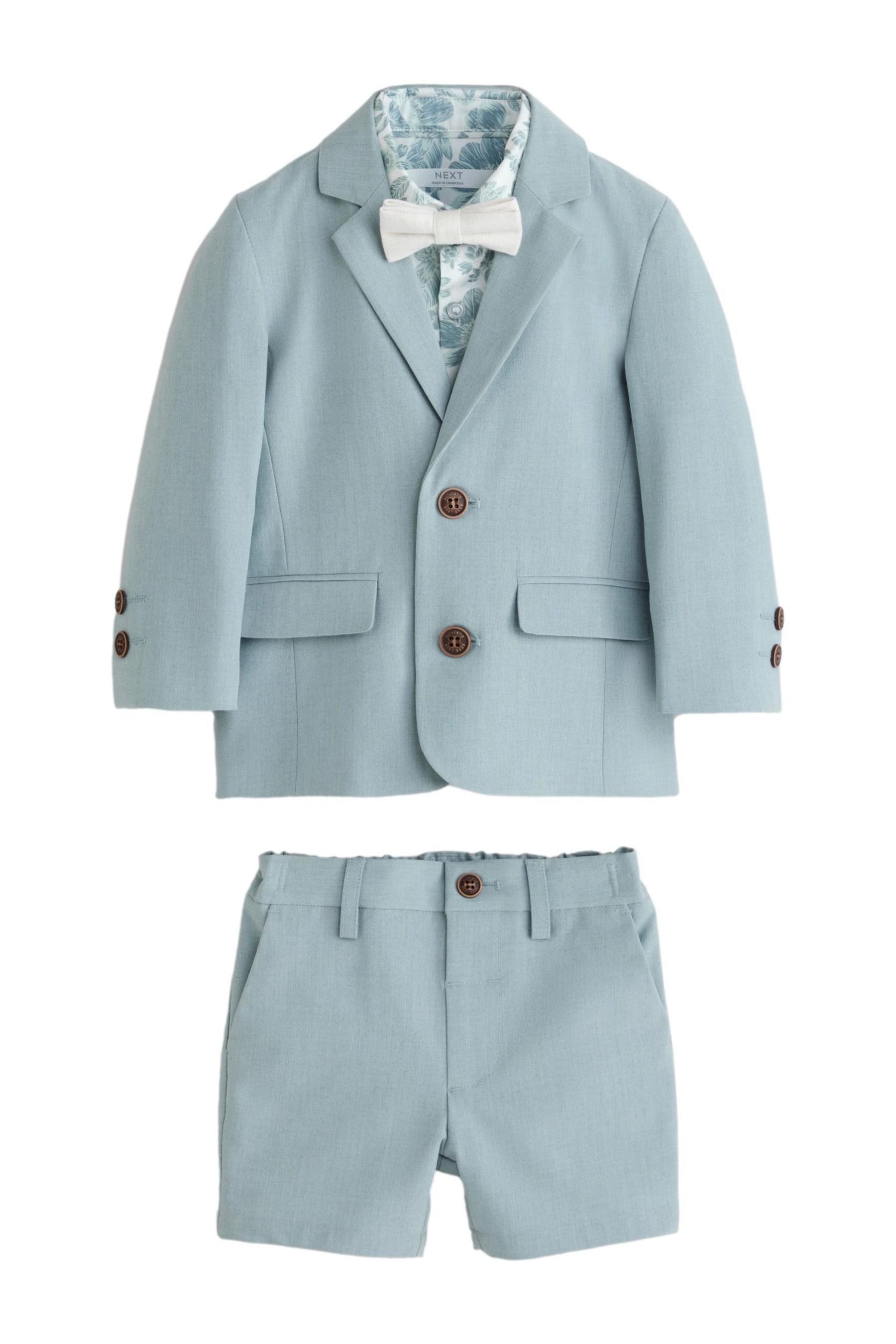Next Kinderanzug Blazer, Hemd, Shorts und Fliege, Set (4-tlg)