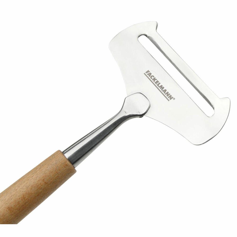 FACKELMANN Käsehobel Eco Weichkäsehobel Natur, Edelstahl, Holz