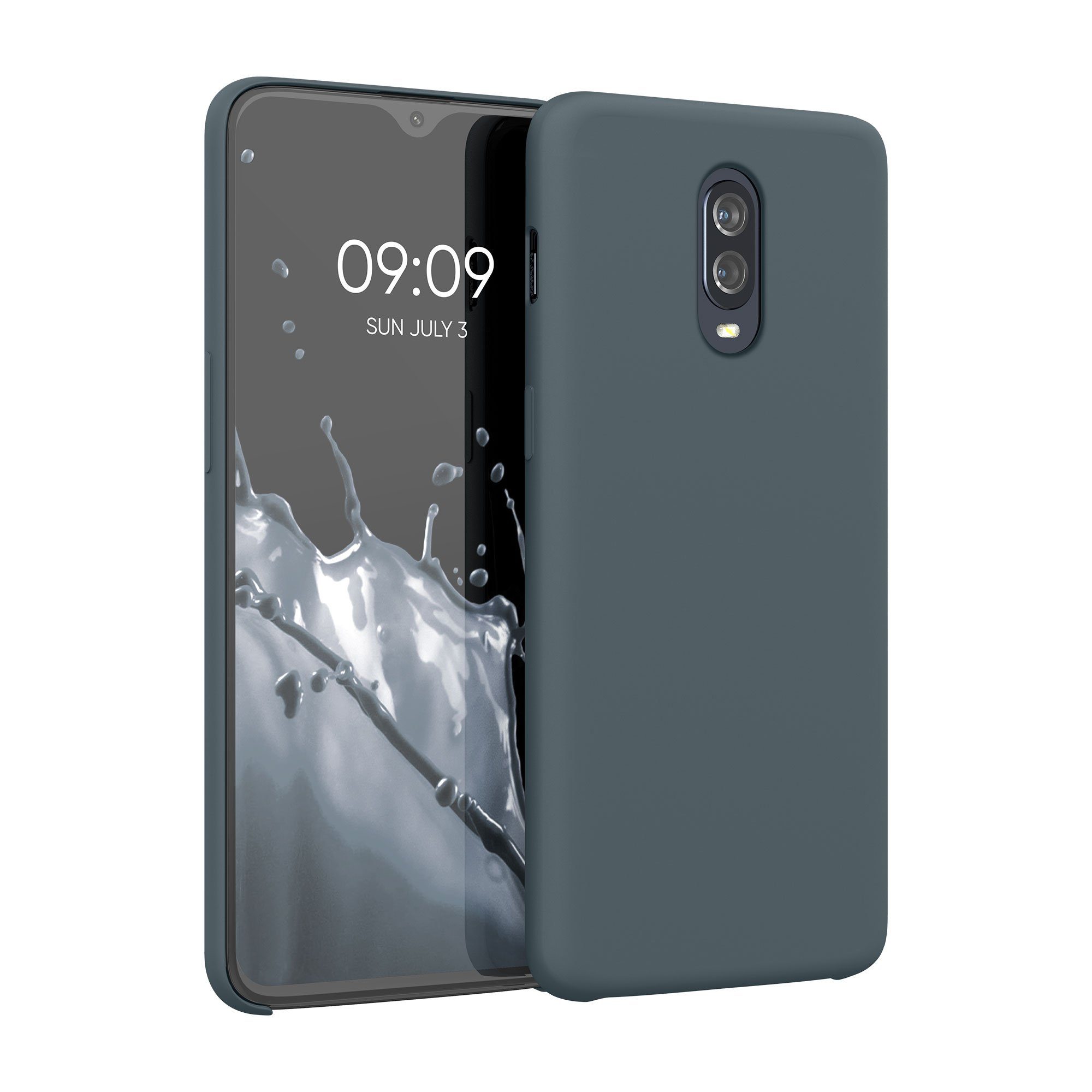 kwmobile Handyhülle Handyhülle für OnePlus 6T Hülle, Weiches Handy Silikon Case - Schutzhülle Cover