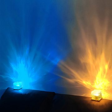 GelldG Projektionslampe Sternenhimmel Projektor,30 Beleuchtungsmodi, 16 Farben LED Nachtlicht