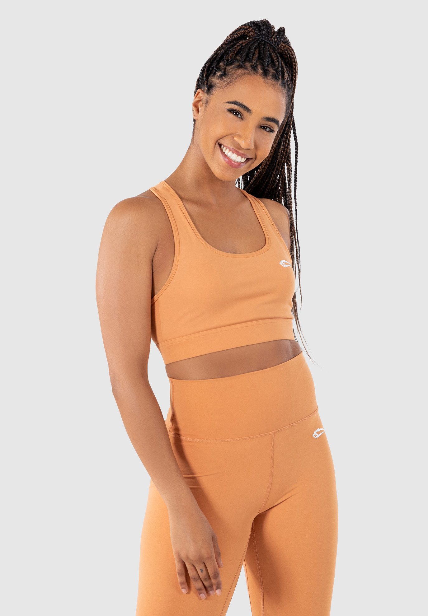 Smilodox Sport-BH Advanced Infinite, Stretch fit ärmelloses Oberteil, atmungsaktiv Slim Fit BH mit herausnehmbaren Cups und Bounce Control