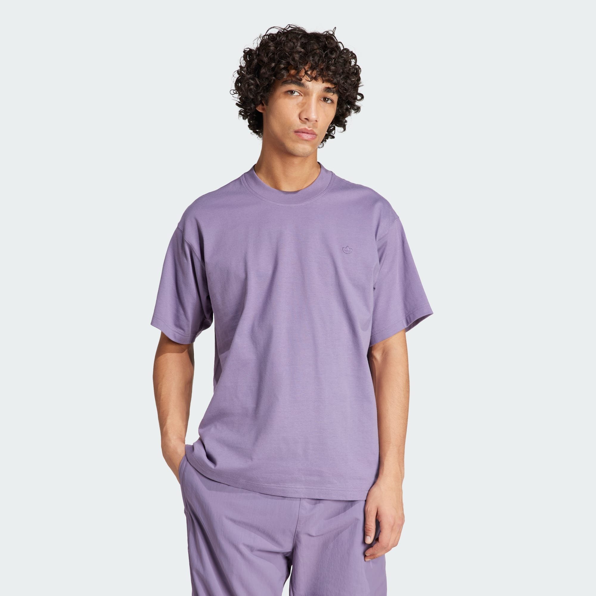 neueste Entdeckung adidas Originals T-SHIRT Shadow Violet CONTEMPO T-Shirt ADICOLOR
