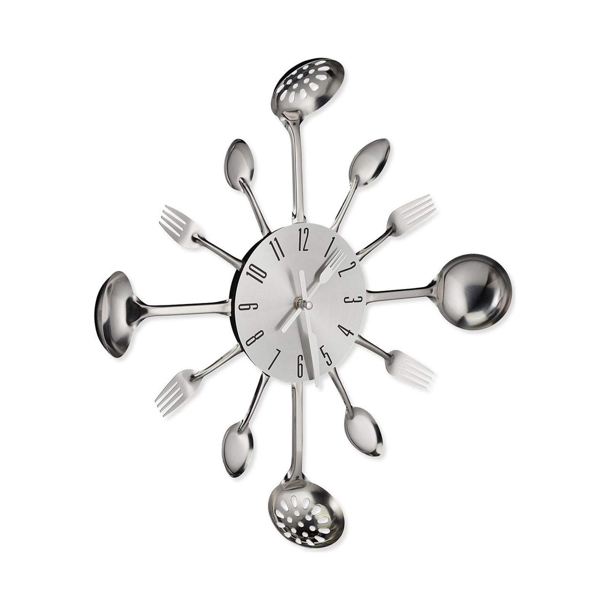 hausleben Wanduhr im Küchenbesteck-Look (35 cm)