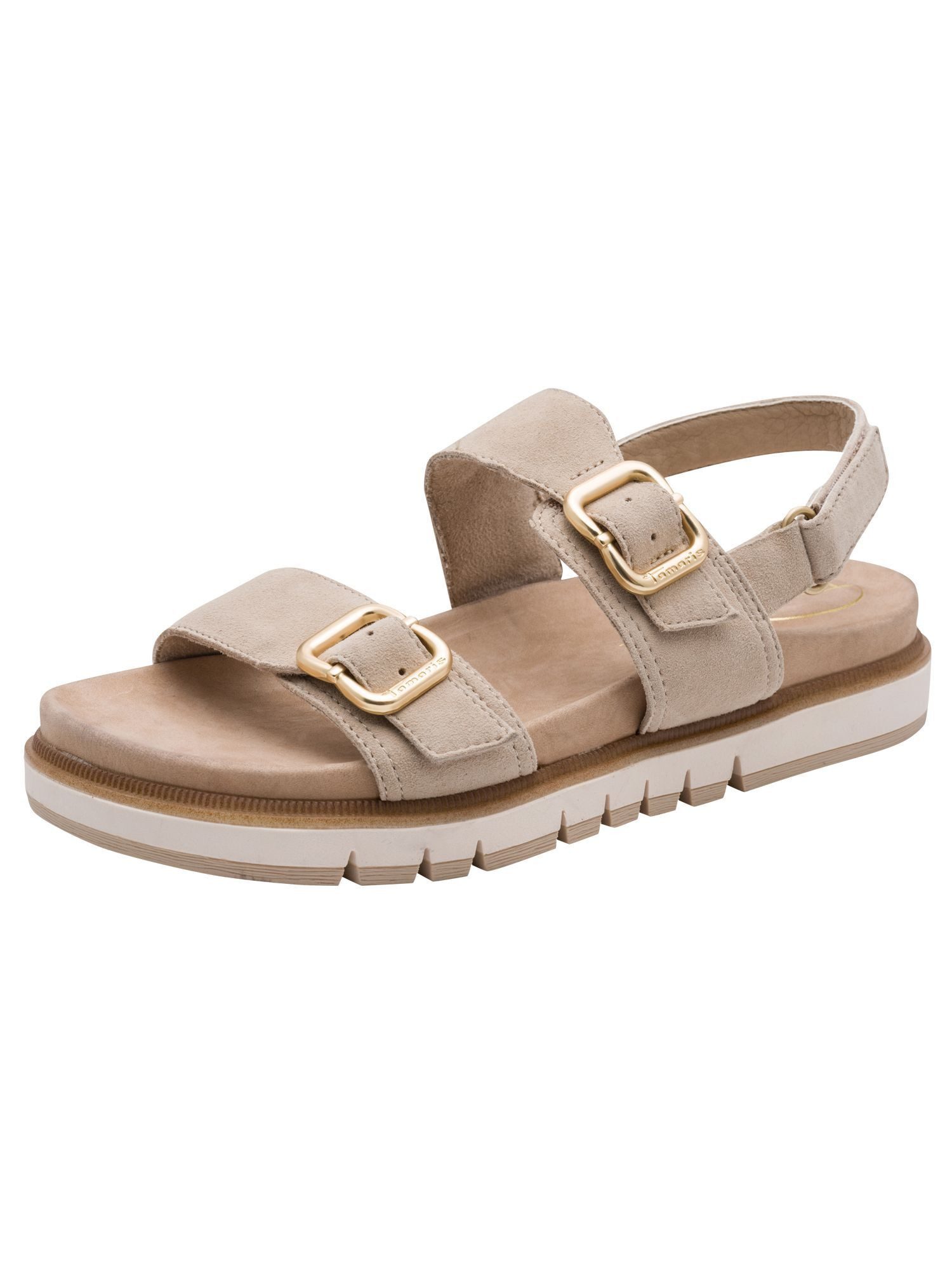 WIDE FIT MultiAdjustable, comfortFit aus Leder Sandale