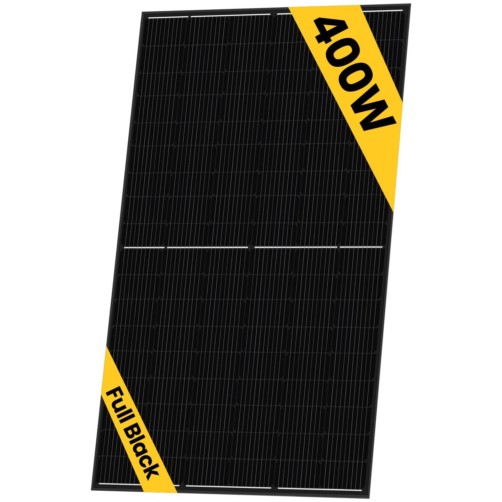 Wasserdichtigkeitsklasse Watt IP68 Schwarz Schwarz Photovoltaik Solarmodul, 400 (Solarpanel), Sunpro Solaranlage Stegpearl Hieff monokristalline