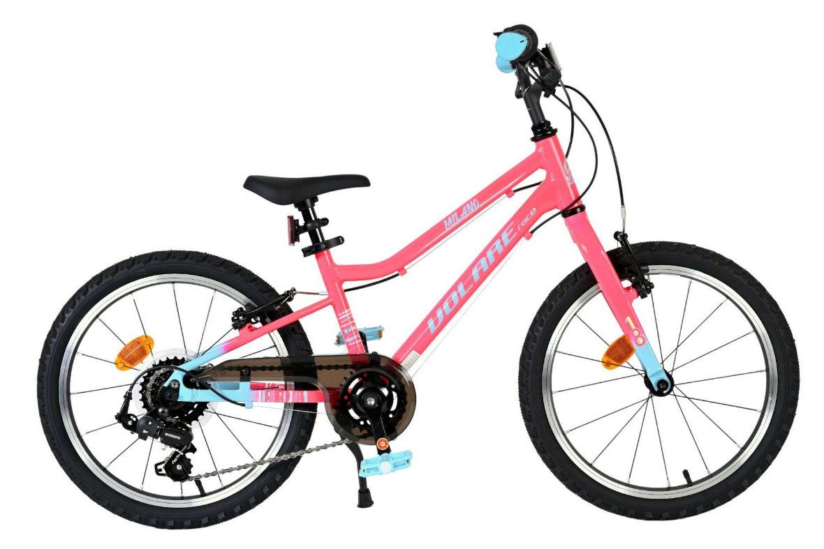 Volare Kinderfahrrad, 3 -Gang Nabenschaltung, Kinderfahrrad Milano 18 Zoll