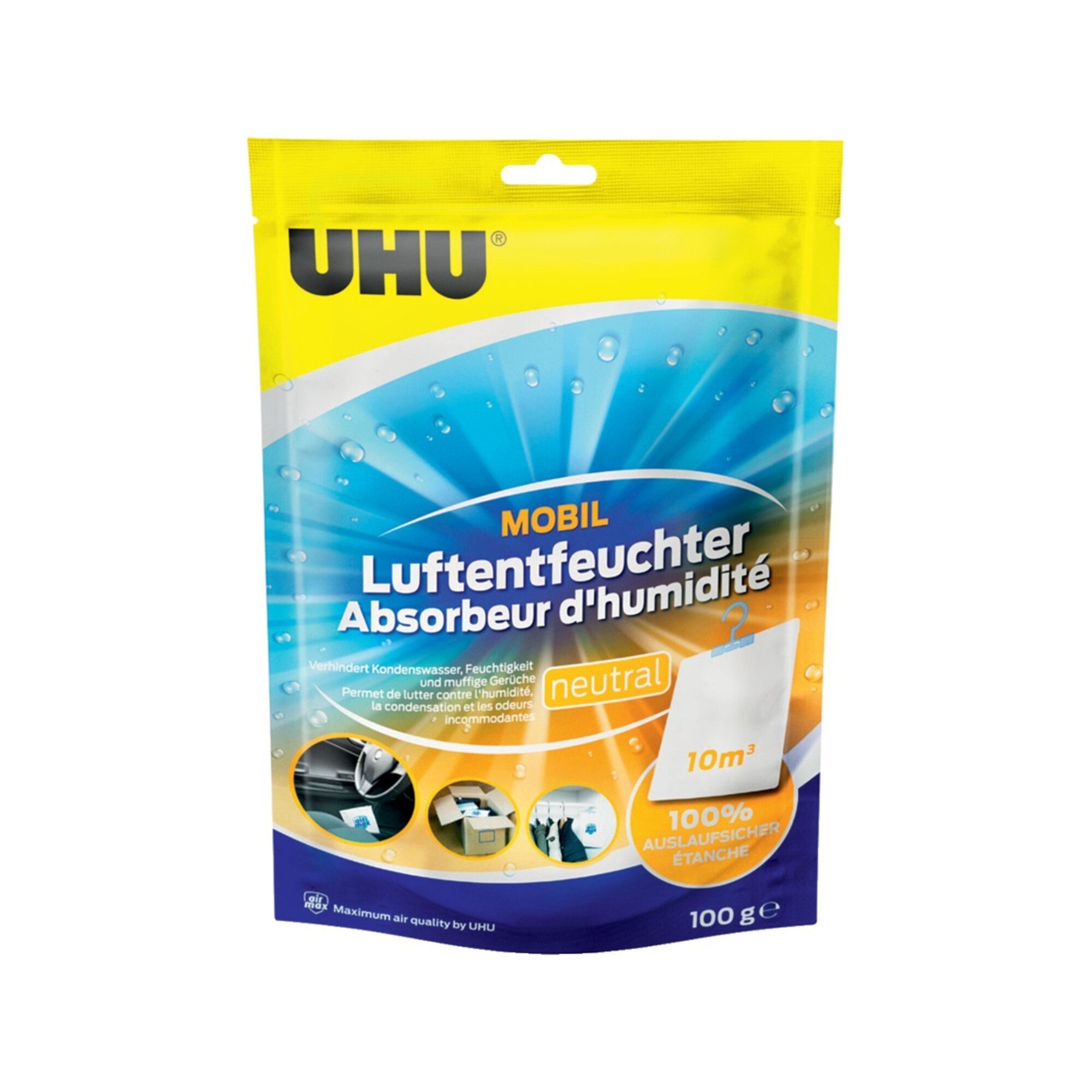 UHU Luftentfeuchter UHU LUFTENTFEUCHTER AIRMAX MOBIL 100g 12 Stk
