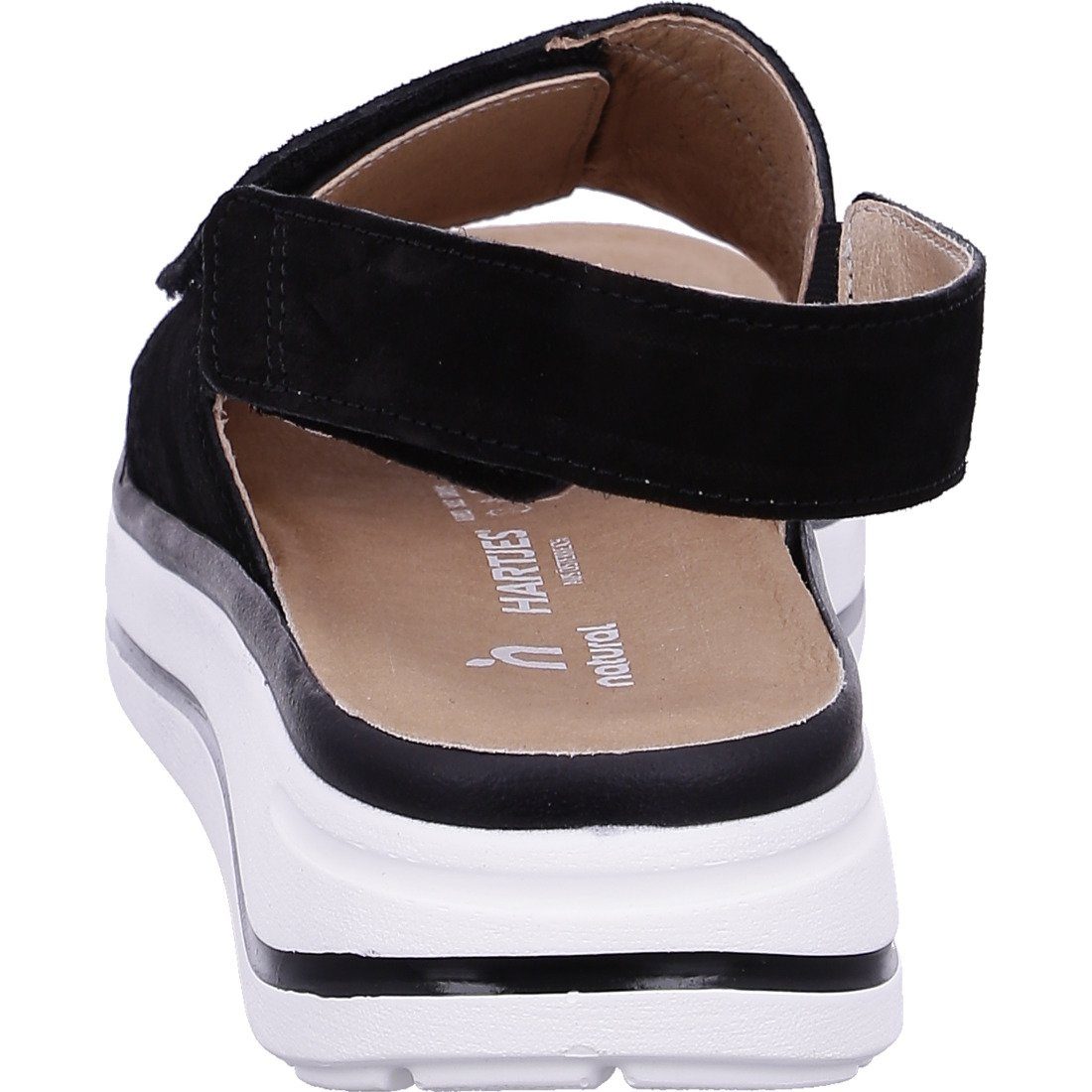 Hartjes Hartjes - Sandalette 048741 Sandalette Leder Woogie Damen Schuhe, schwarz