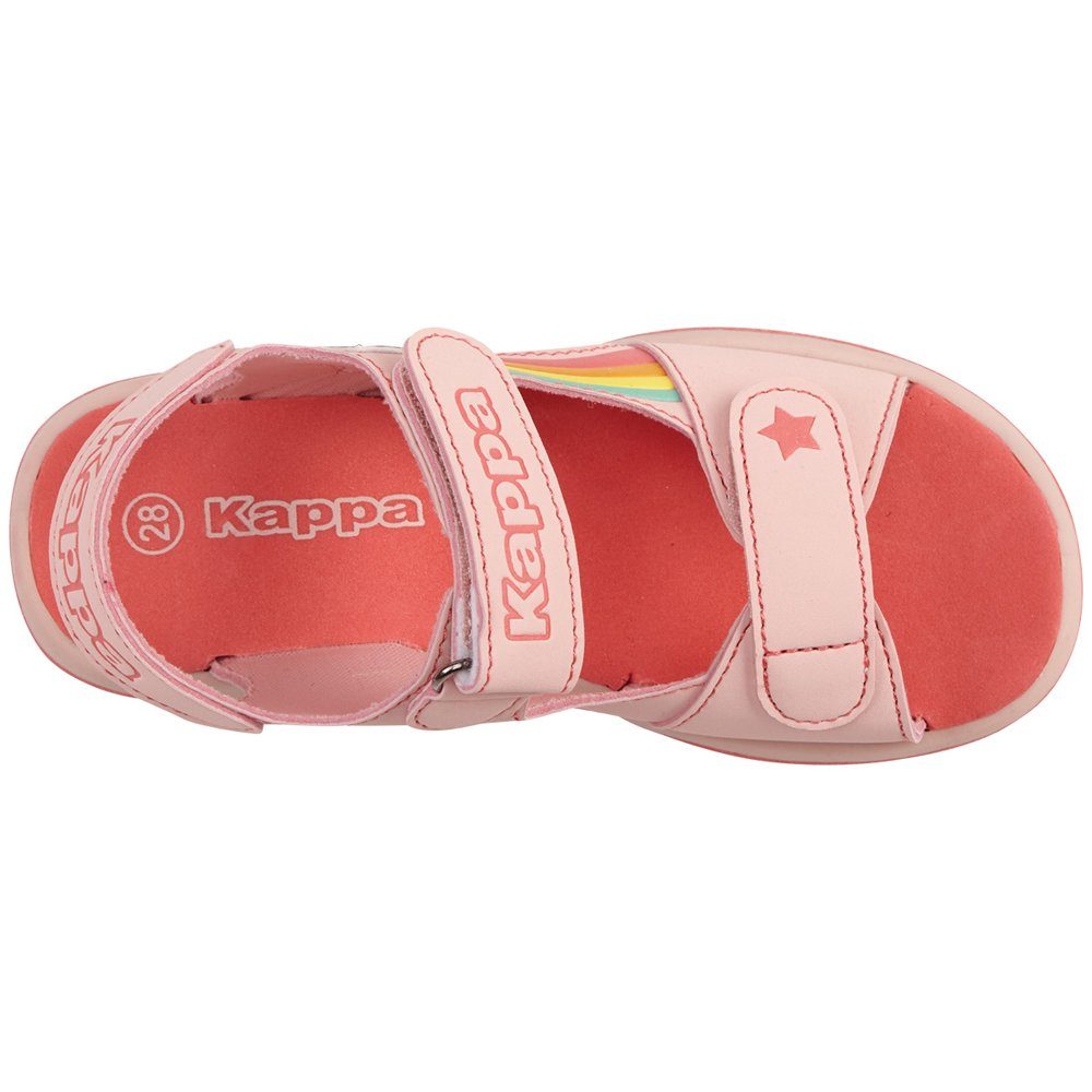 rosé-coral Innensohle weicher Kappa mit Sandale -