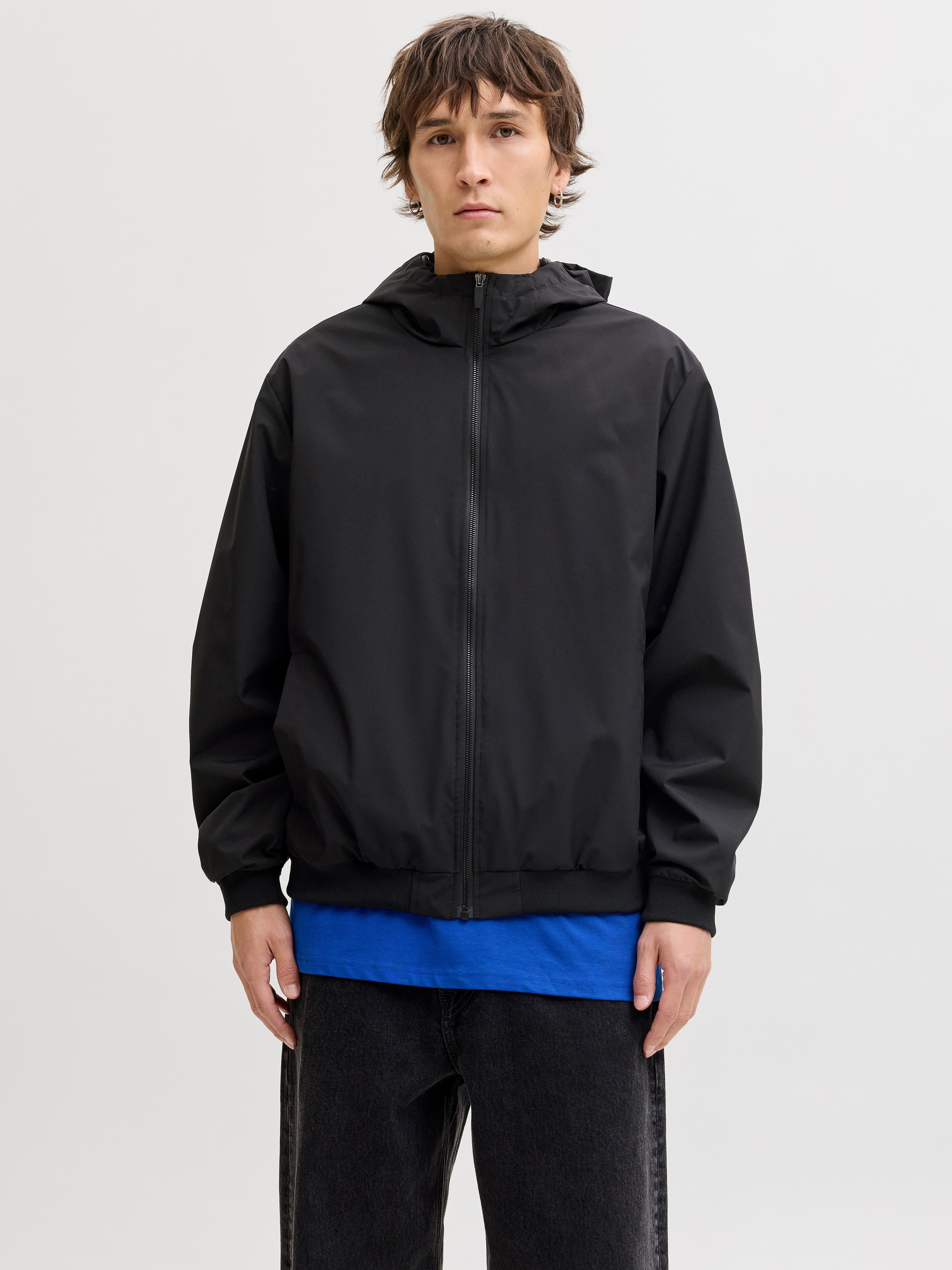 Jack & Jones Blouson JJECHARGE LIGHT JACKET HOOD NOOS mit Kapuze