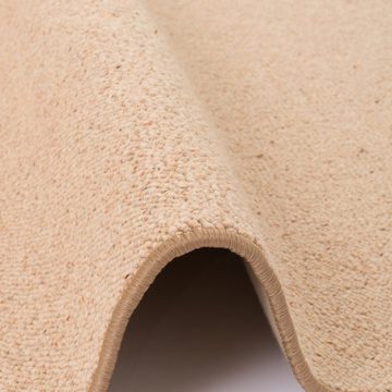 Wollteppich Natur Teppich Läufer Wolle Berber, Snapstyle, Rechteckig, Höhe: 10 mm
