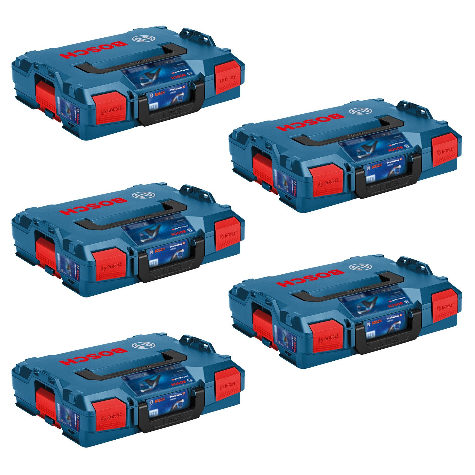 BOSCH Sortimentskasten Bosch 5x L-Boxx 102 Professional