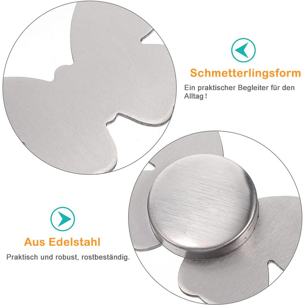 AFKSMILE Tischtuchklammern 8 Stück Edelstahl Tischdeckenklammern, Magnet Tischdeckenbeschwerer, Blumen, Schmetterling Tischtuchklammern für Draußen Hochzeit Pic – Bild 5 von 5