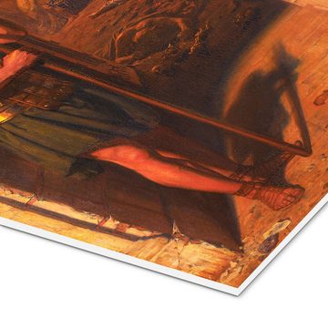 Posterlounge Forex-Bild Sir Edward John Poynter, Treu bis in den Tod, Malerei