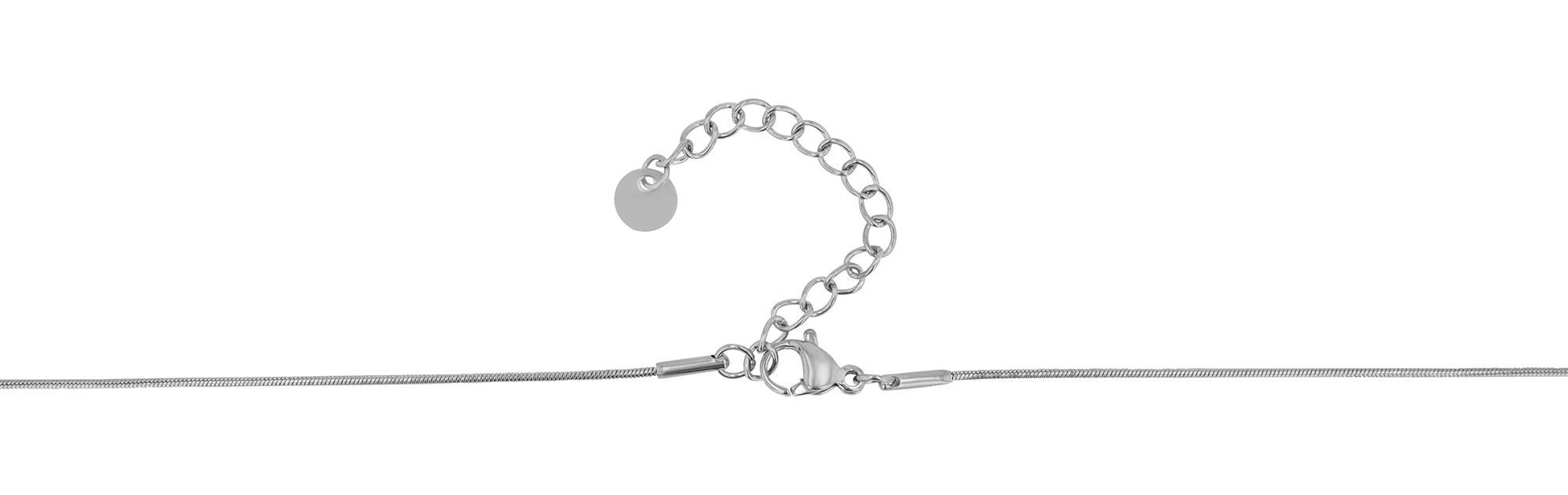 AKZENT Kette mit Anhänger Moira Edelstahl silber Damen wasserfest günstig online kaufen