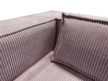 S-Style Möbel 2-Sitzer Cord Sofa Renne, 1 Teile, mit Wellenfederung