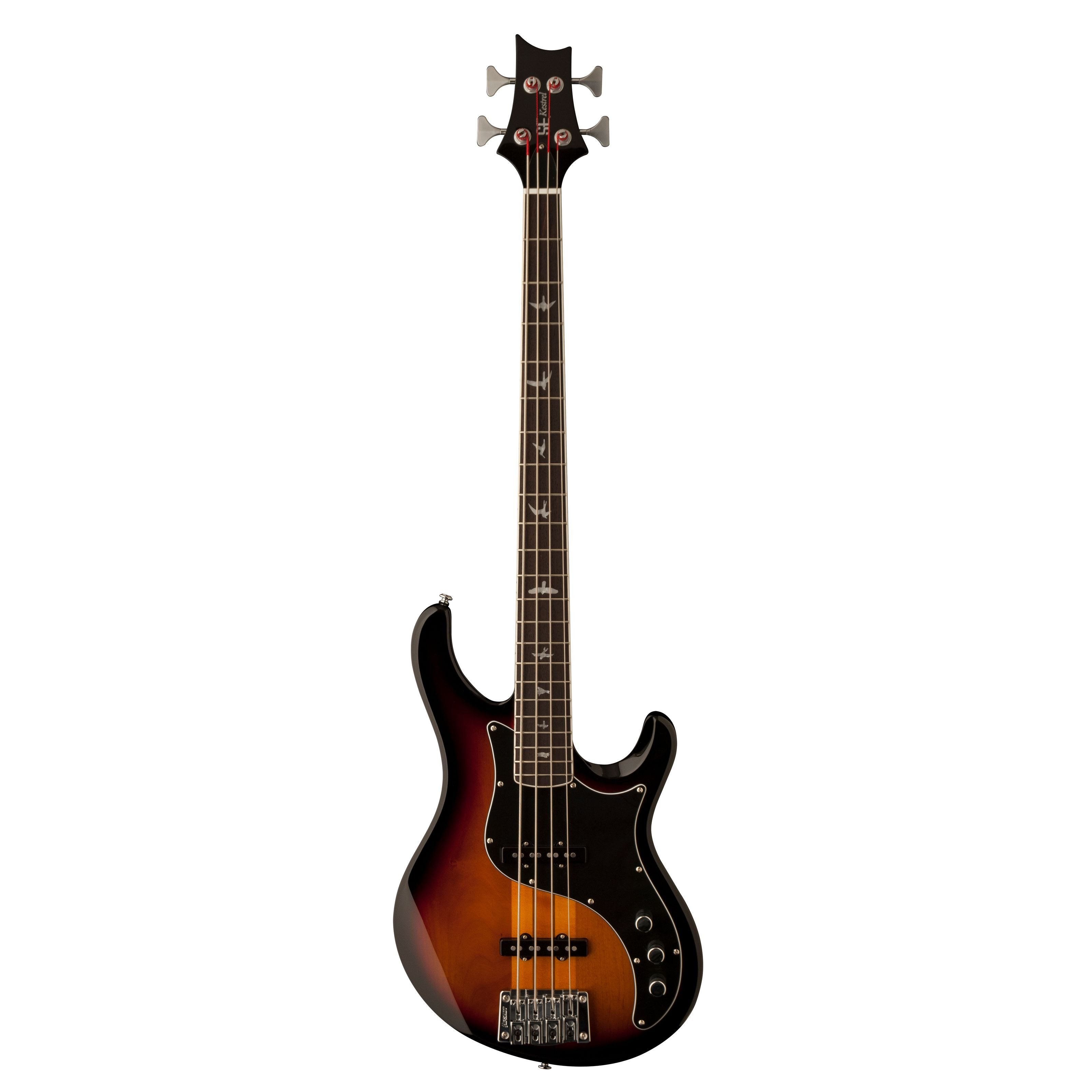 PRS E-Bass, E-Bässe, 4-Saiter E-Bässe, SE Kestrel Tri-Color Sunburst - E-Bass