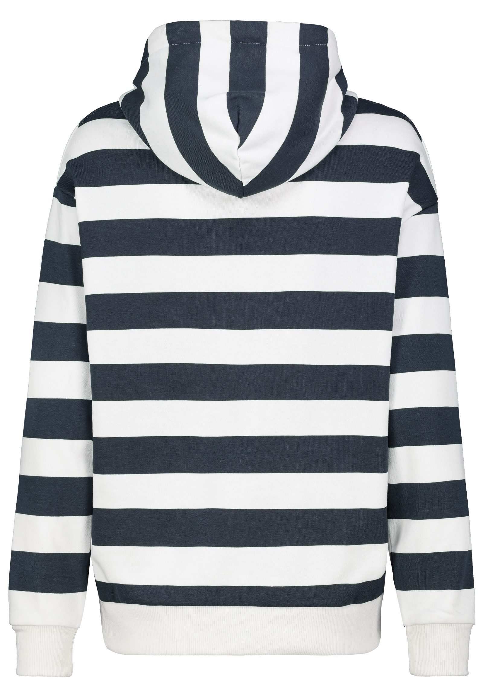 SUBLEVEL Hoodie Liebevoll bestickter Streifenlook mit günstig online kaufen