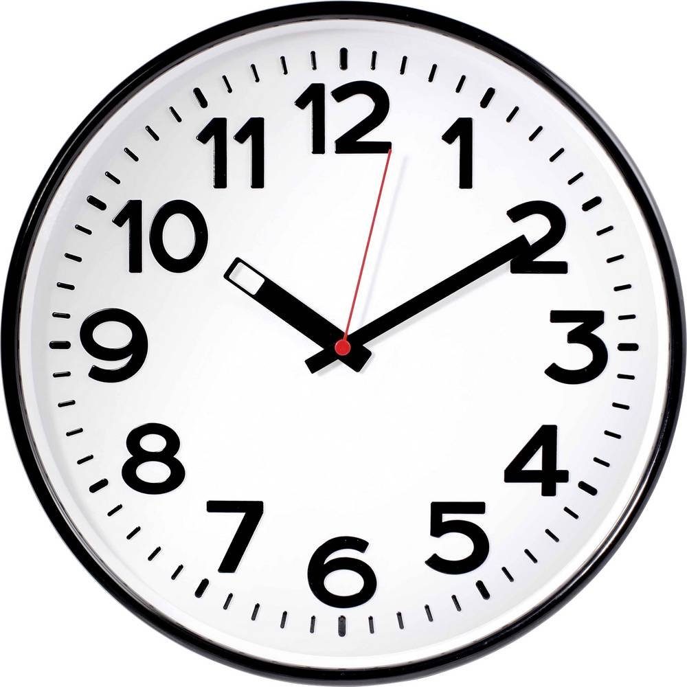 EUROTIME Wanduhr Quarzwanduhr 30 cm 82320